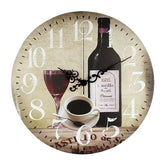 Coffee and Red Wine Decorative Clock My Wall Clock